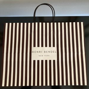 Henri Bendel paper shopping bag- Collectible Brand new. RARE